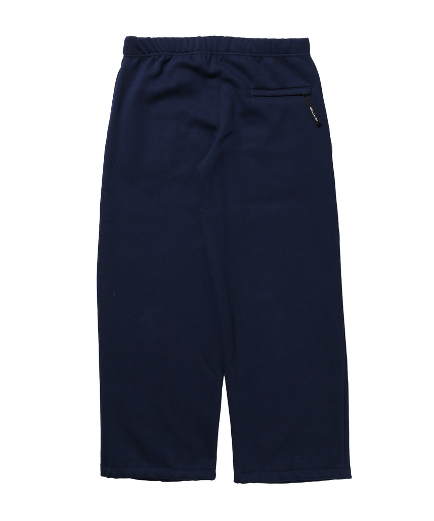 WIDE CURVE SWEAT PANTS / スウェットパンツ ワイドシルエット ルーズ ユニセックス ネイビー
