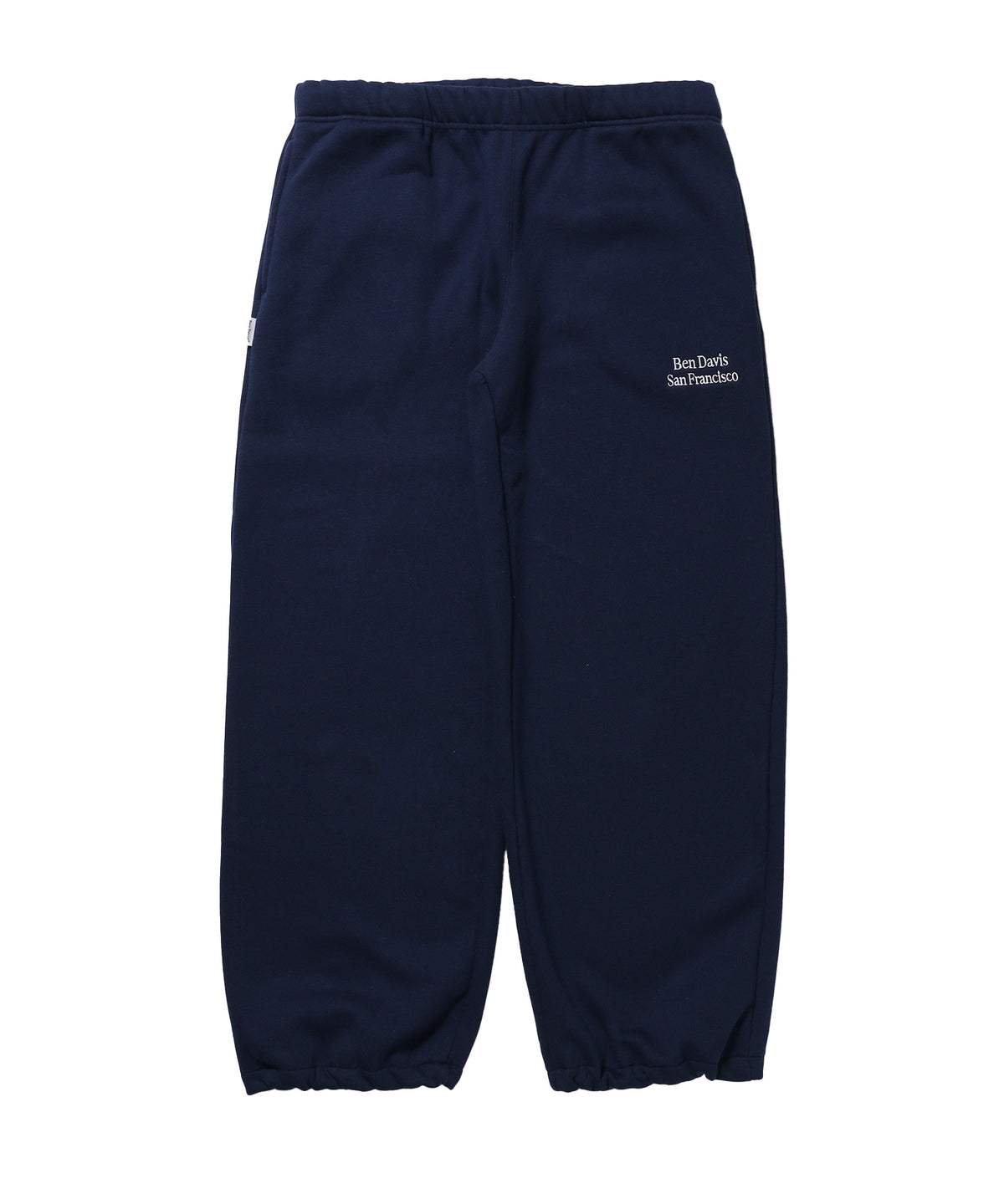 WIDE CURVE SWEAT PANTS / スウェットパンツ ワイドシルエット ルーズ ユニセックス ネイビー