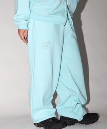 グリッタースウェットパンツ / SQNZ GLITTER SWEAT PANTS ターコイズ