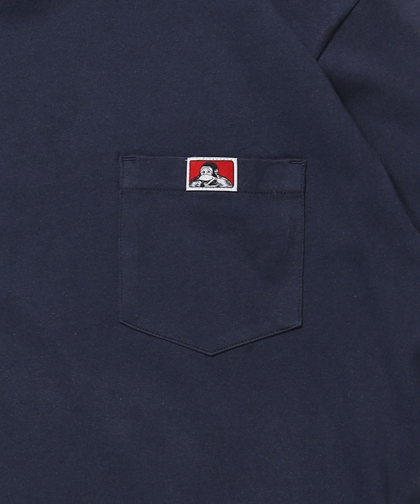 L/S POCKET TEE (REG) / ユニセックス ロングスリーブ ポケットT レギュラーフィット 長袖 ワンポイント ネイビー