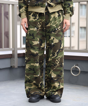 ダブルニーパギースウェットパンツ　12oz / ダブルニー スウェット 裏毛 パンツ リベット 柄80