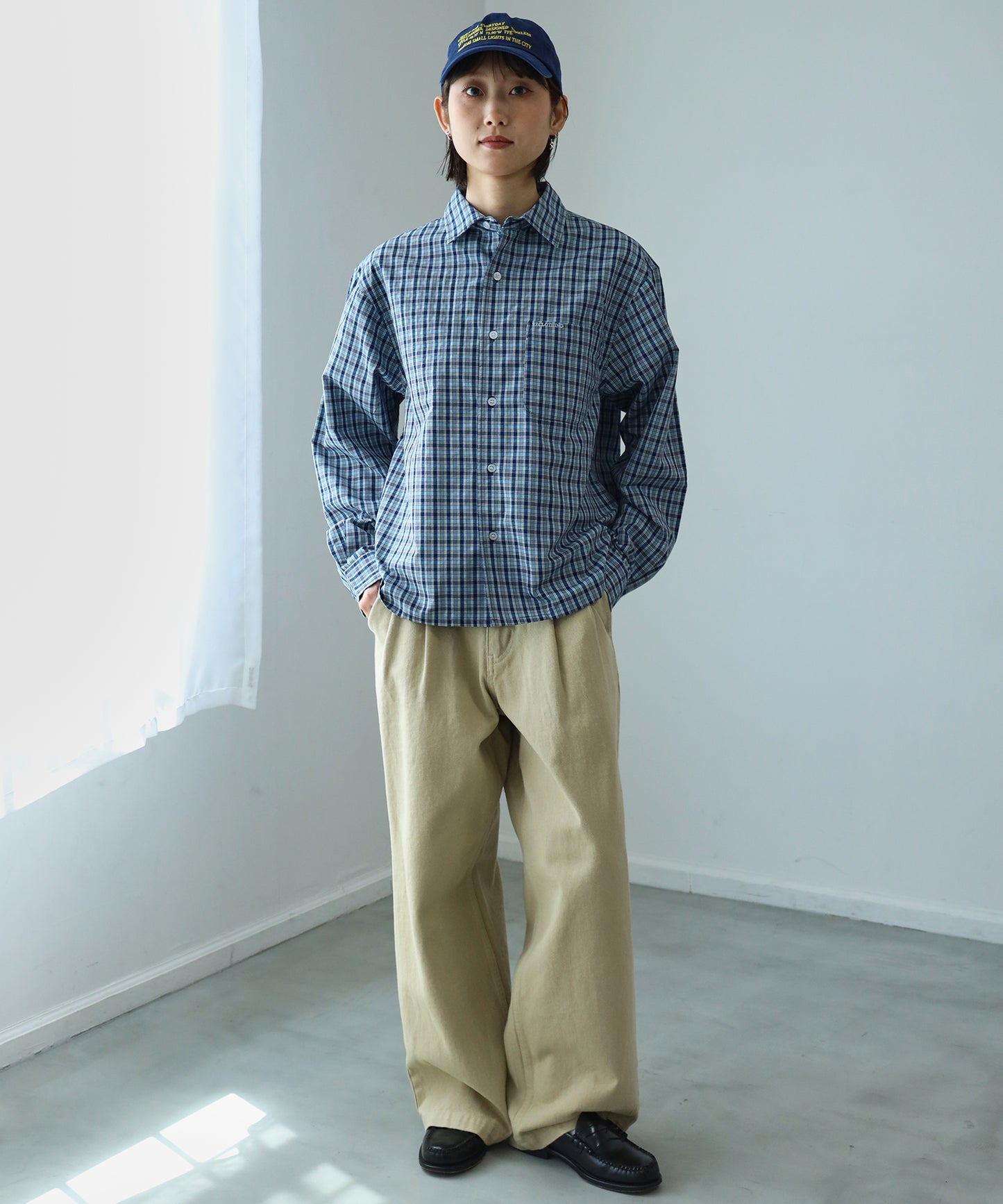 モデル：H163 Size : M パステルブルー