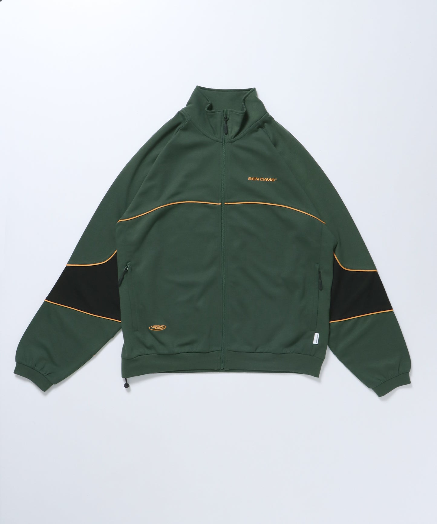 NICE PANELLED TRACK JACKET / オーバーサイズ ブロークコア カーキ