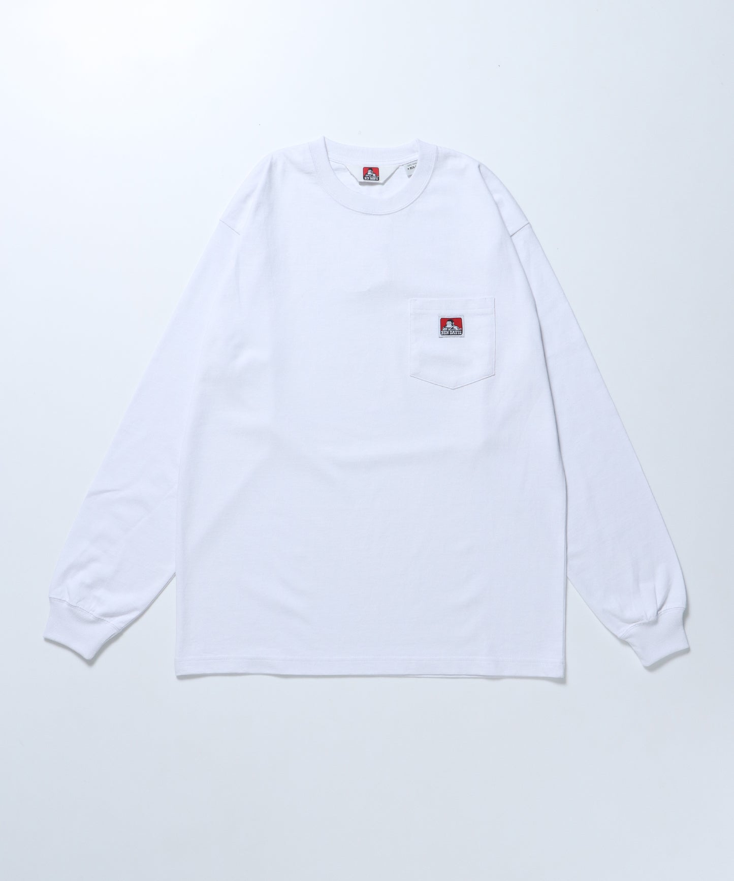 L/S POCKET TEE REG / オーバーサイズ 長袖 ロンT ホワイト