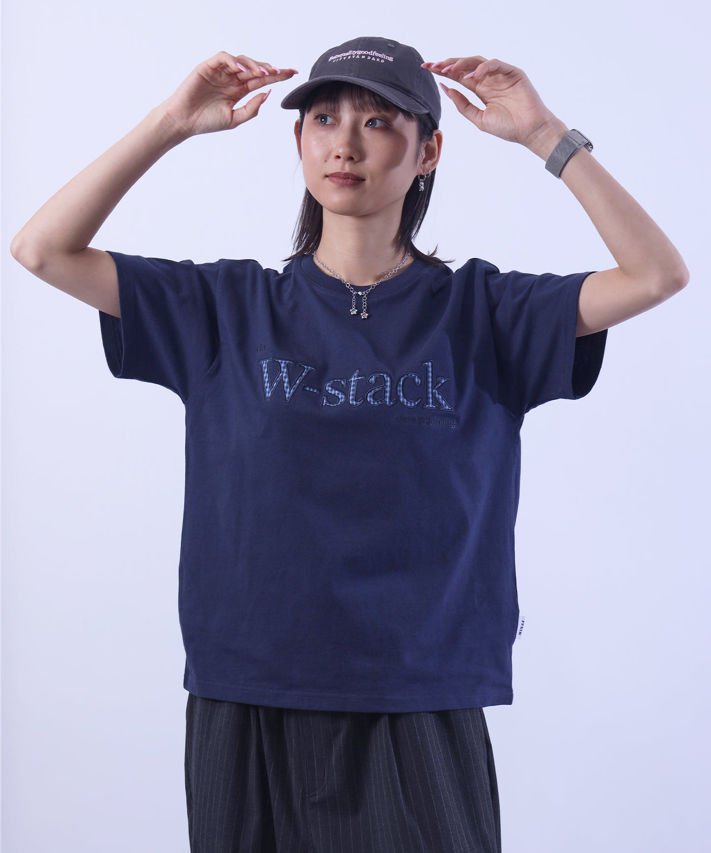 モデル：H163 Size:M　ネイビー