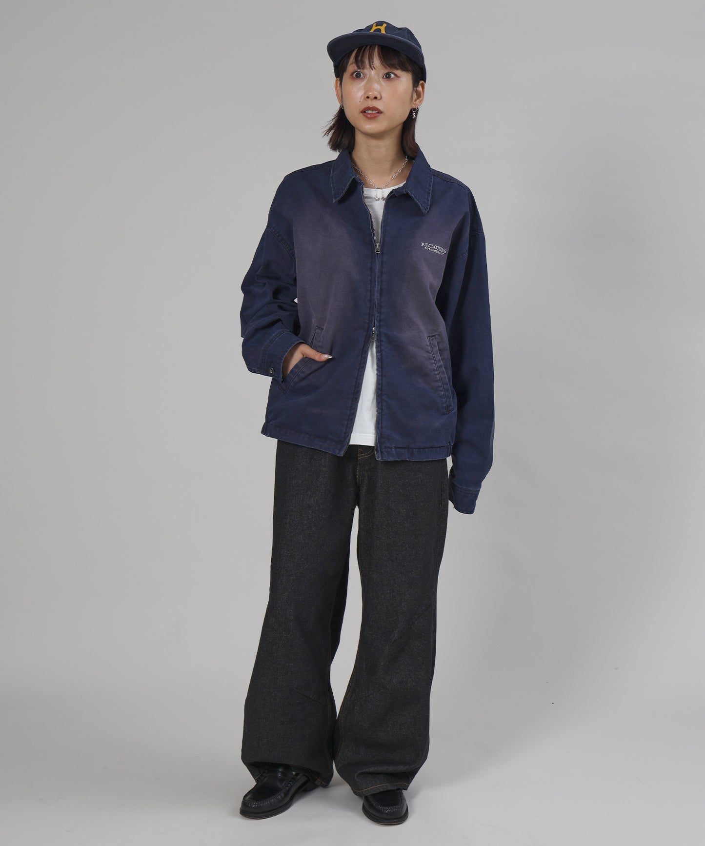モデル：H163 Size : L ブルー