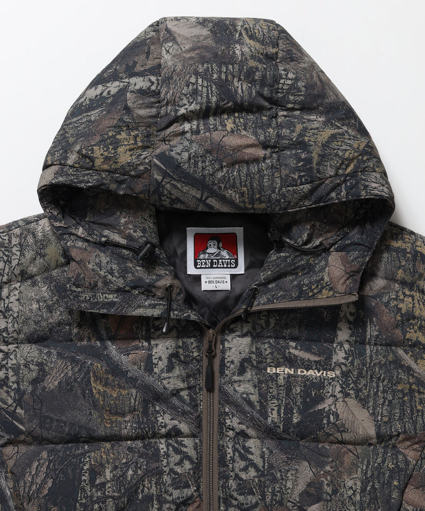BD HOODED PUFFER JACKET / ダウンジャケット パッファー フード ユニセックス 柄80