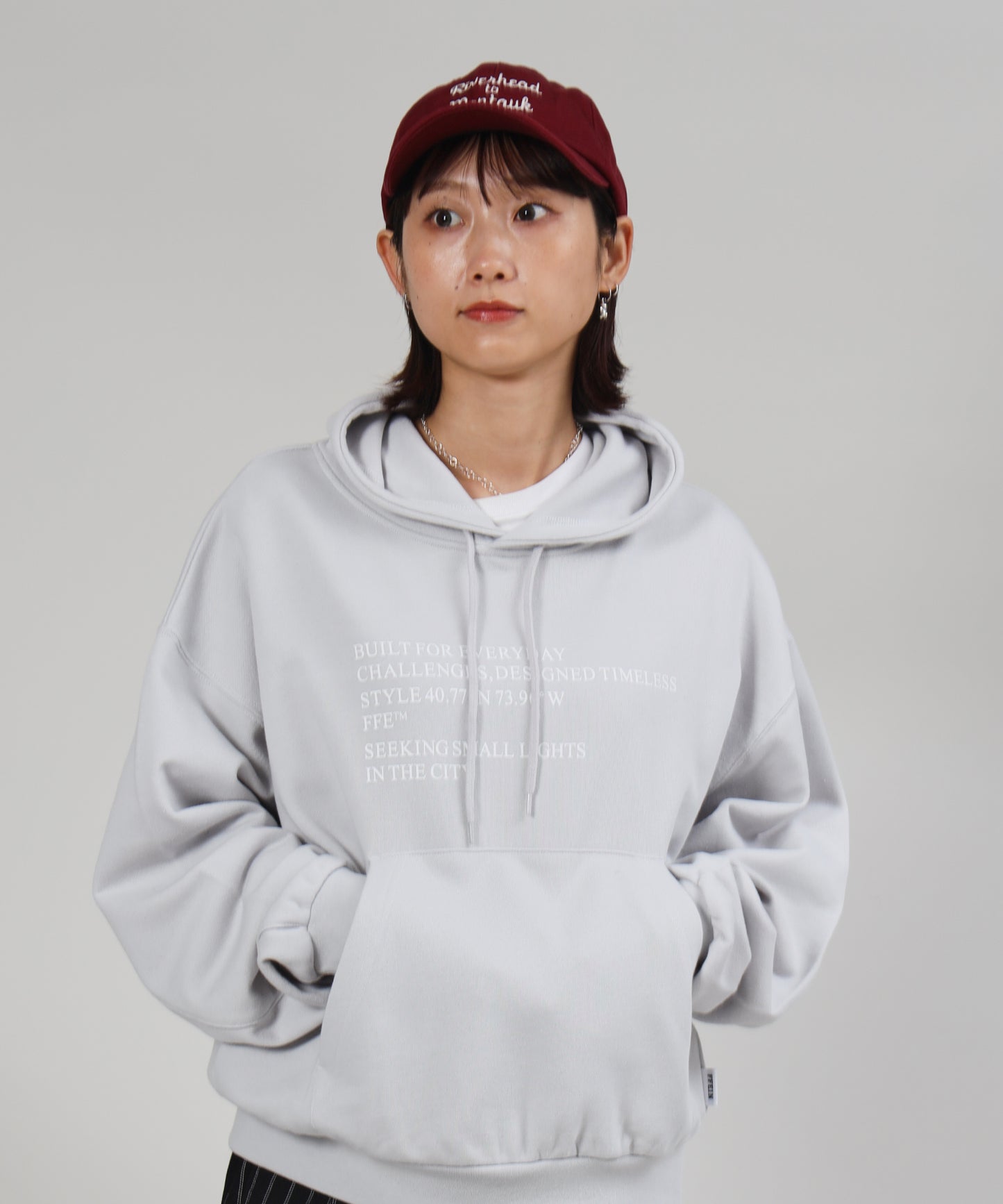 モデル：H163 Size : M アッシュグレー