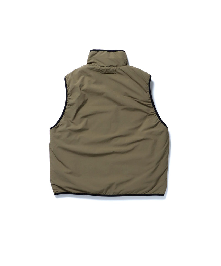 SEQUENZシークエンズ】 ALLOVER REVERSIBLE BOA VEST / ジャガードボア