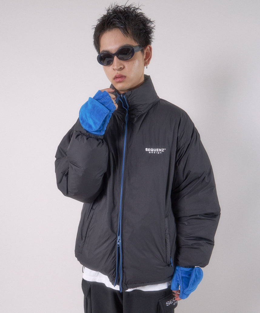 SEQUENZシークエンズ】 REVERSIBLE SYNTHETIC DOWN JACKET