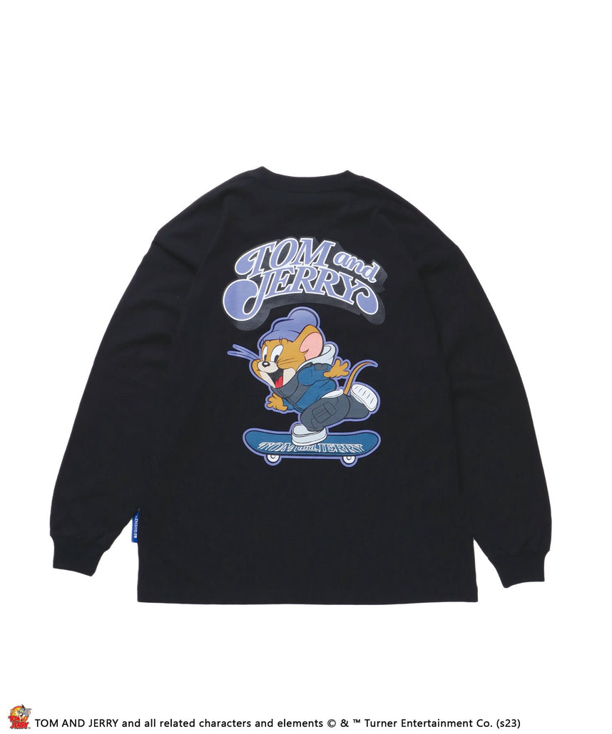 SEQUENZシークエンズ】TOM and JERRY SK8ER L/S TEE / トムとジェリー