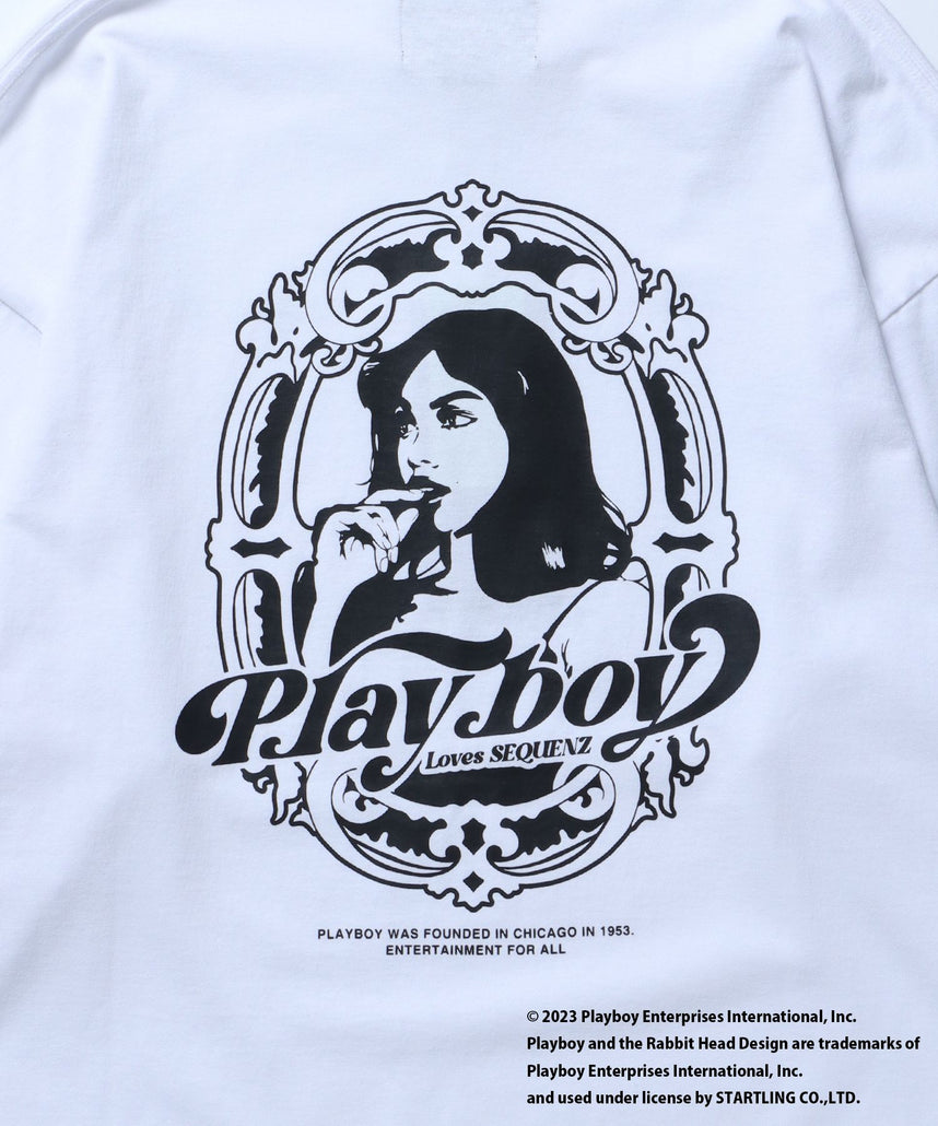 SEQUENZシークエンズ】PLAYBOY MIRROR GIRL L/S TEE / プレイボーイ