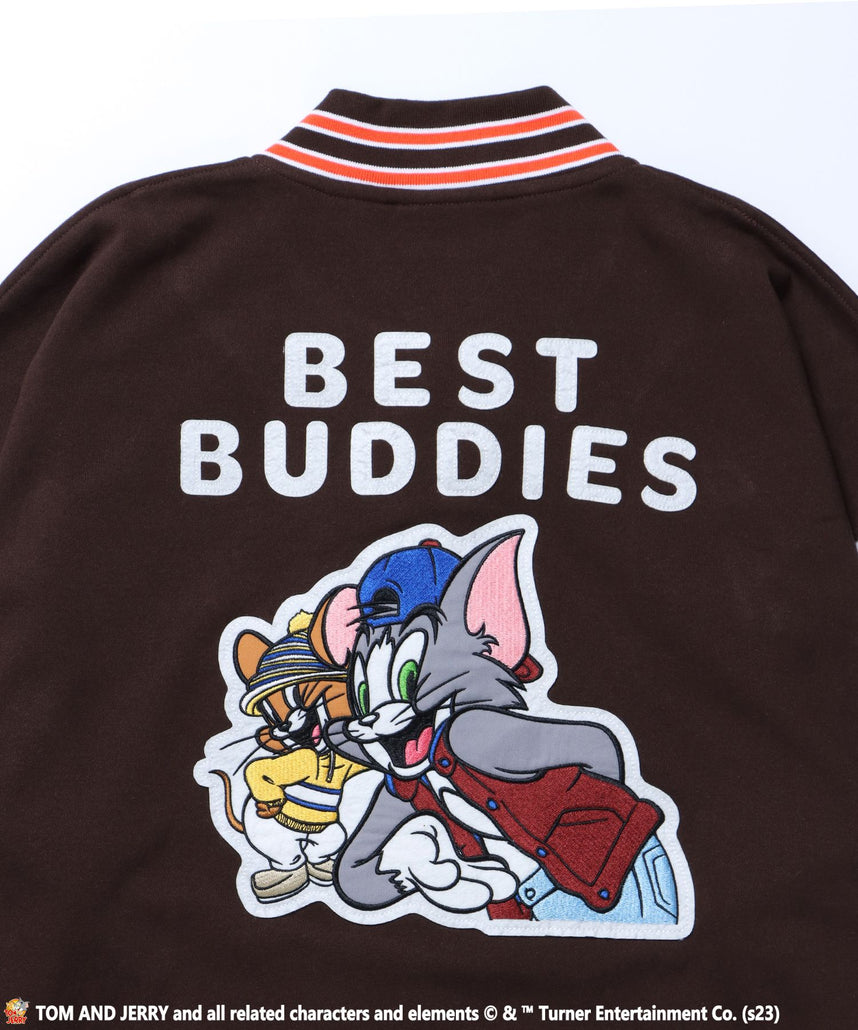 SEQUENZシークエンズ】 TOM and JERRY CLASSIC STADIUM JACKET / トム