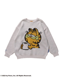 【SEQUENZ】 GARFIELD CHILL SWEATER / ガーフィールド スケーター クルーネック スウェット アイボリー