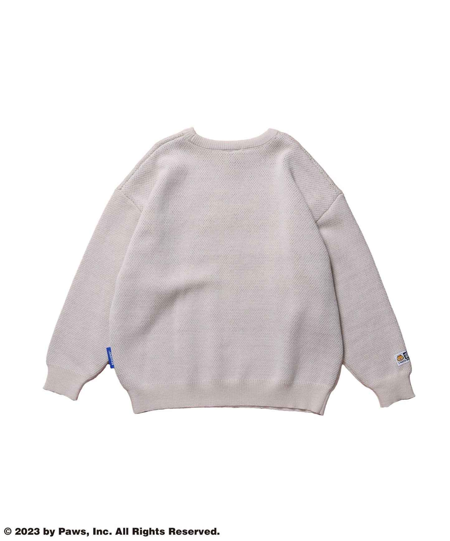 【SEQUENZ】 GARFIELD CHILL SWEATER / ガーフィールド スケーター クルーネック スウェット アイボリー