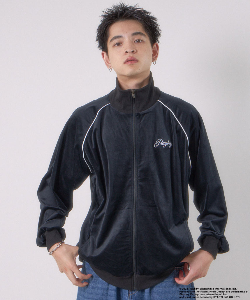 SEQUENZシークエンズ】 PLAYBOY SHINY TRUCK JACKET / プレイボーイ