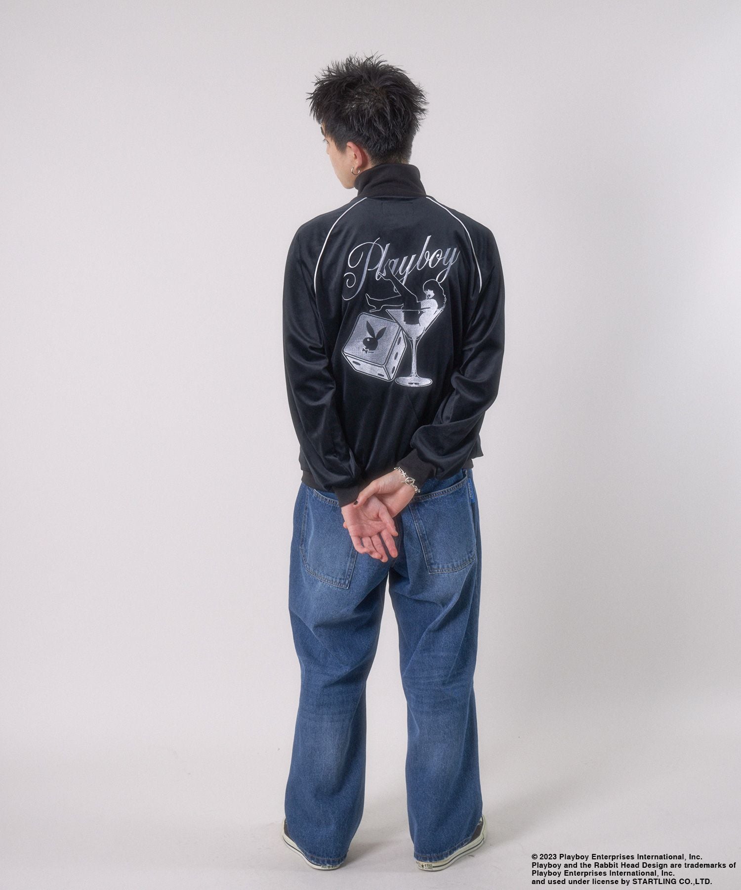 SEQUENZシークエンズ】 PLAYBOY SHINY TRUCK JACKET / プレイボーイ