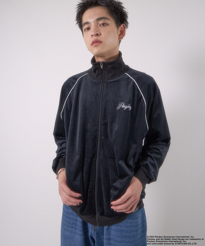 SEQUENZシークエンズ】 PLAYBOY SHINY TRUCK JACKET / プレイボーイ