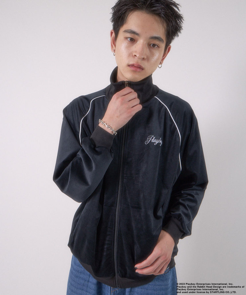 SEQUENZシークエンズ】 PLAYBOY SHINY TRUCK JACKET / プレイボーイ