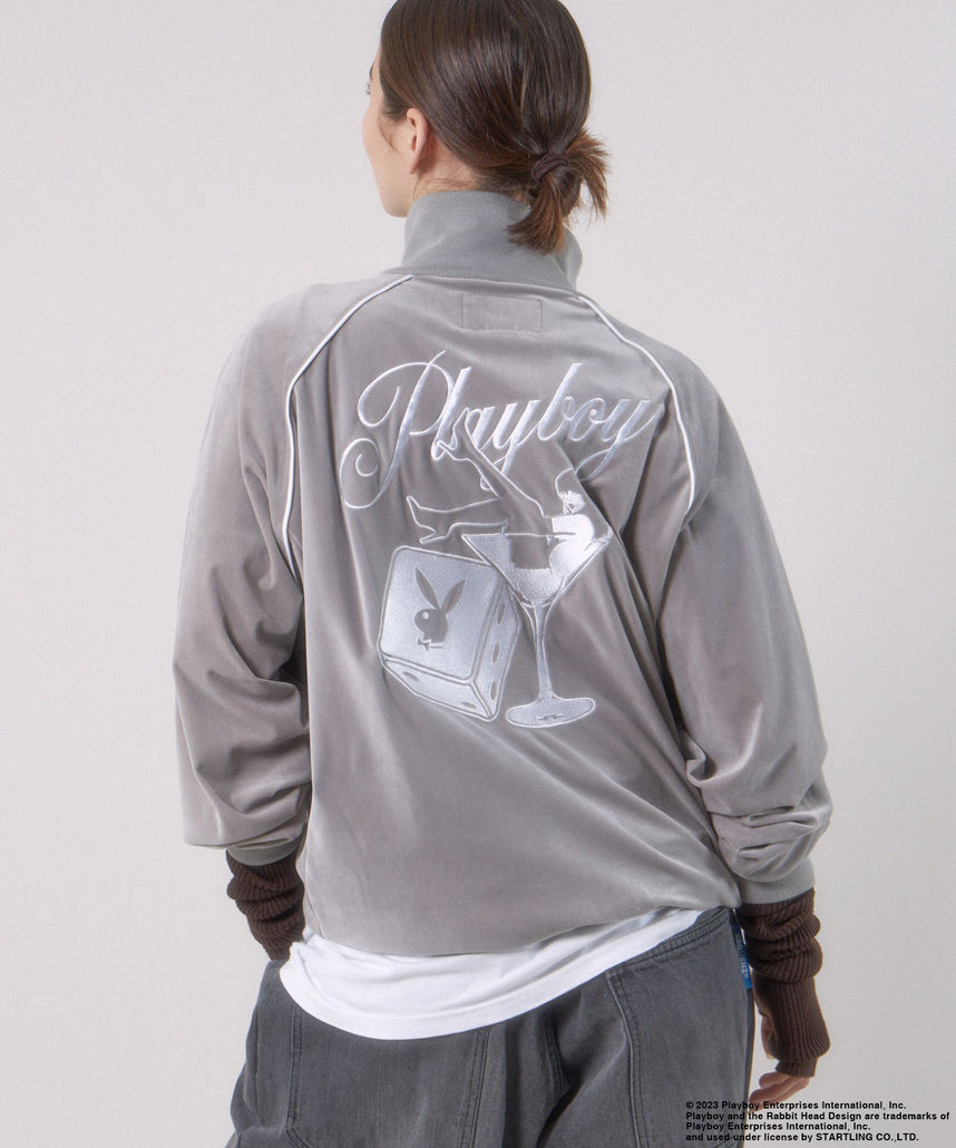 SEQUENZシークエンズ】 PLAYBOY SHINY TRUCK JACKET / プレイボーイ