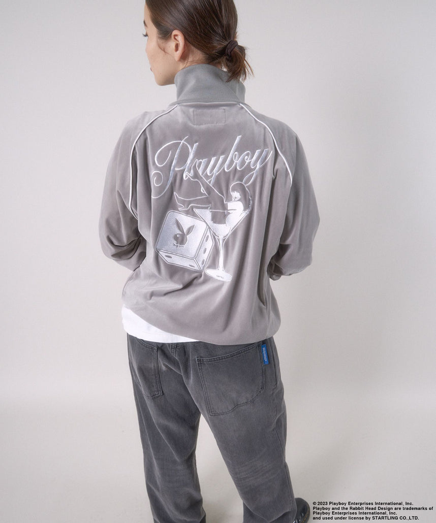 SEQUENZシークエンズ】 PLAYBOY SHINY TRUCK JACKET / プレイボーイ