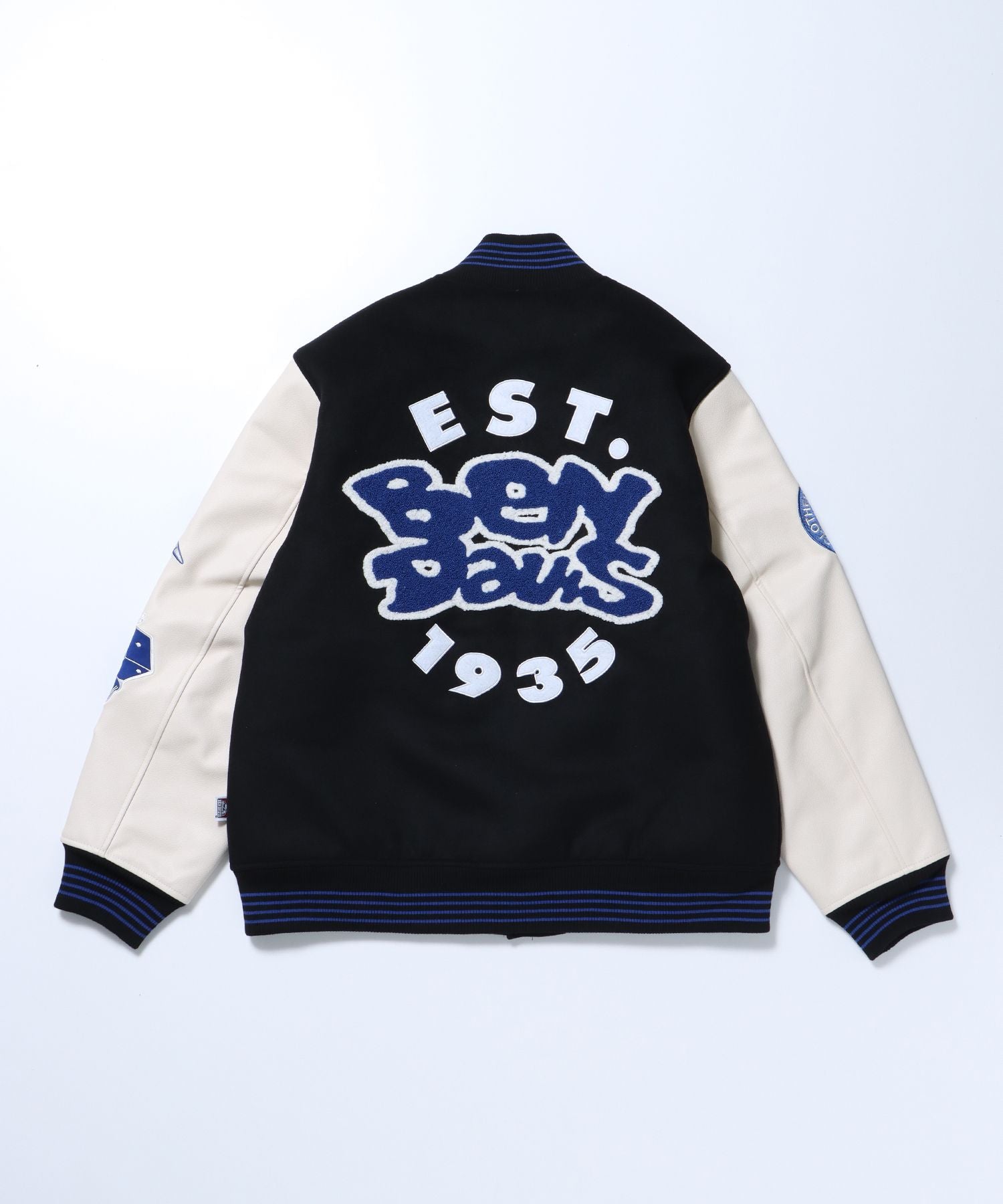 BEN DAVIS(ベンデイビス)】BD STADIUM JACKET / レザー ワッペン