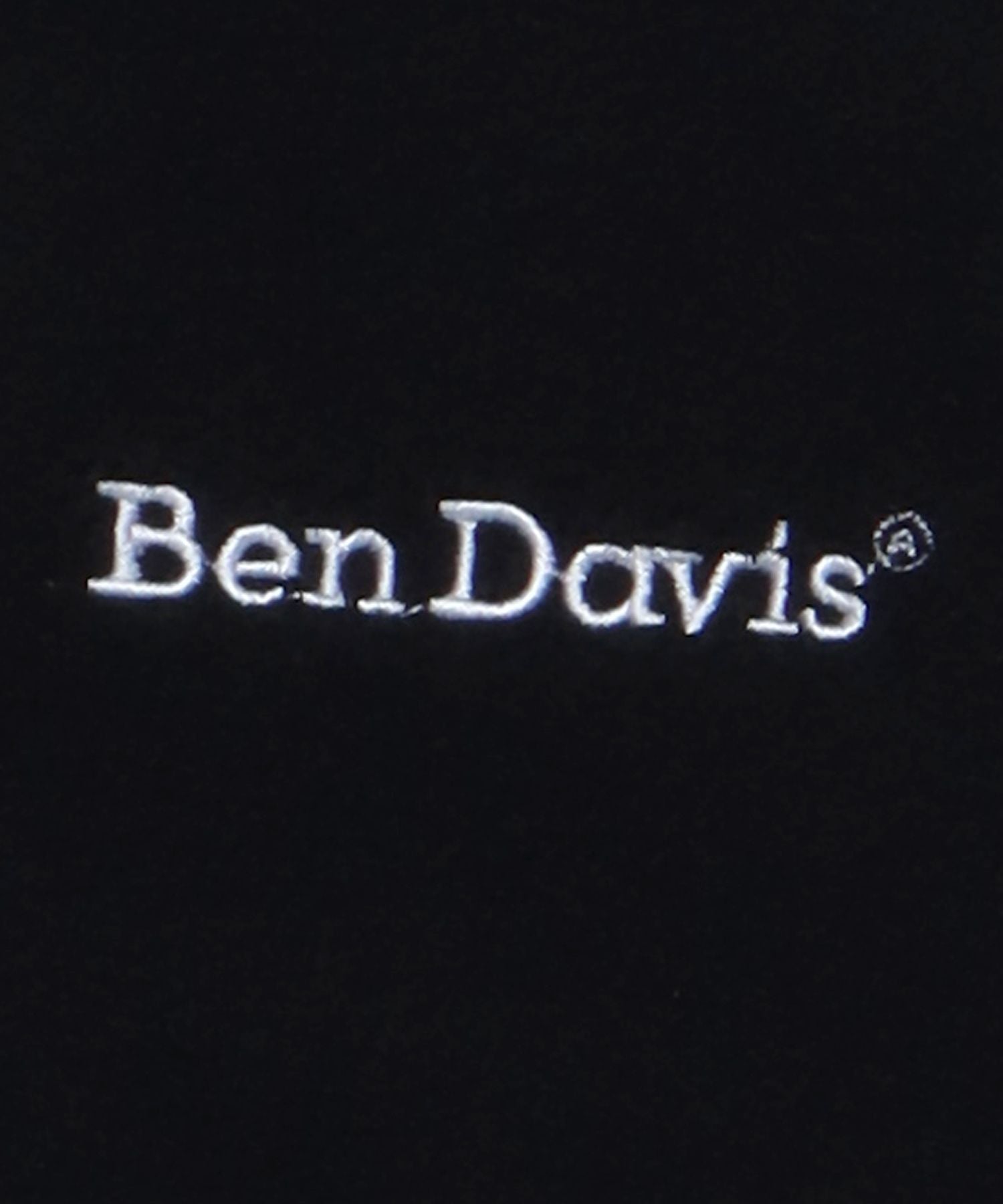 【BEN DAVIS(ベンデイビス)】 4WAY STAND COLLAR JACKET / ４WAY スタンド フリース ロゴ 刺繍 ベスト ジャケット ブラック