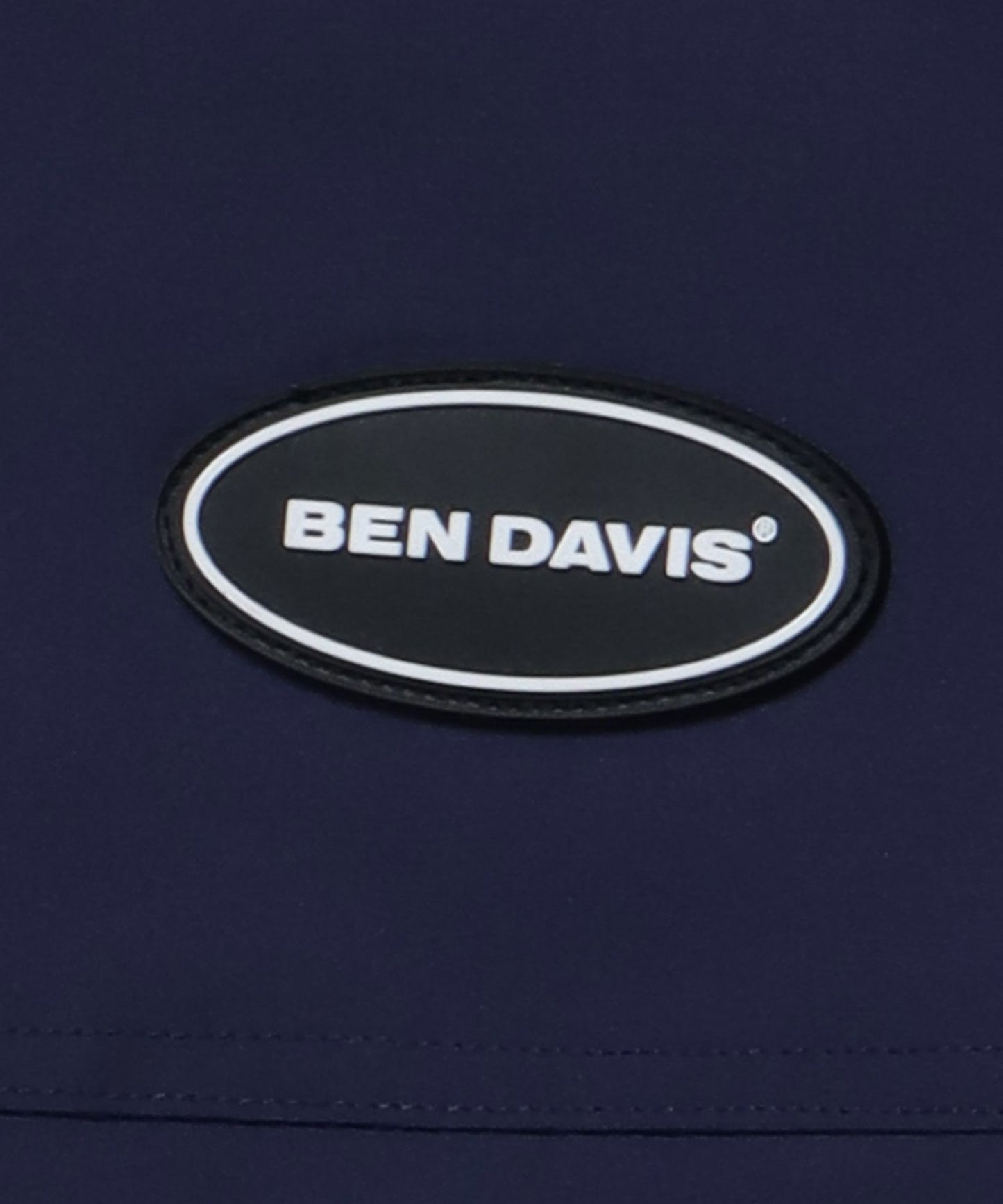 【BEN DAVIS(ベンデイビス)】 4WAY STAND COLLAR JACKET / ４WAY スタンド フリース ロゴ 刺繍 ベスト ジャケット ネイビー