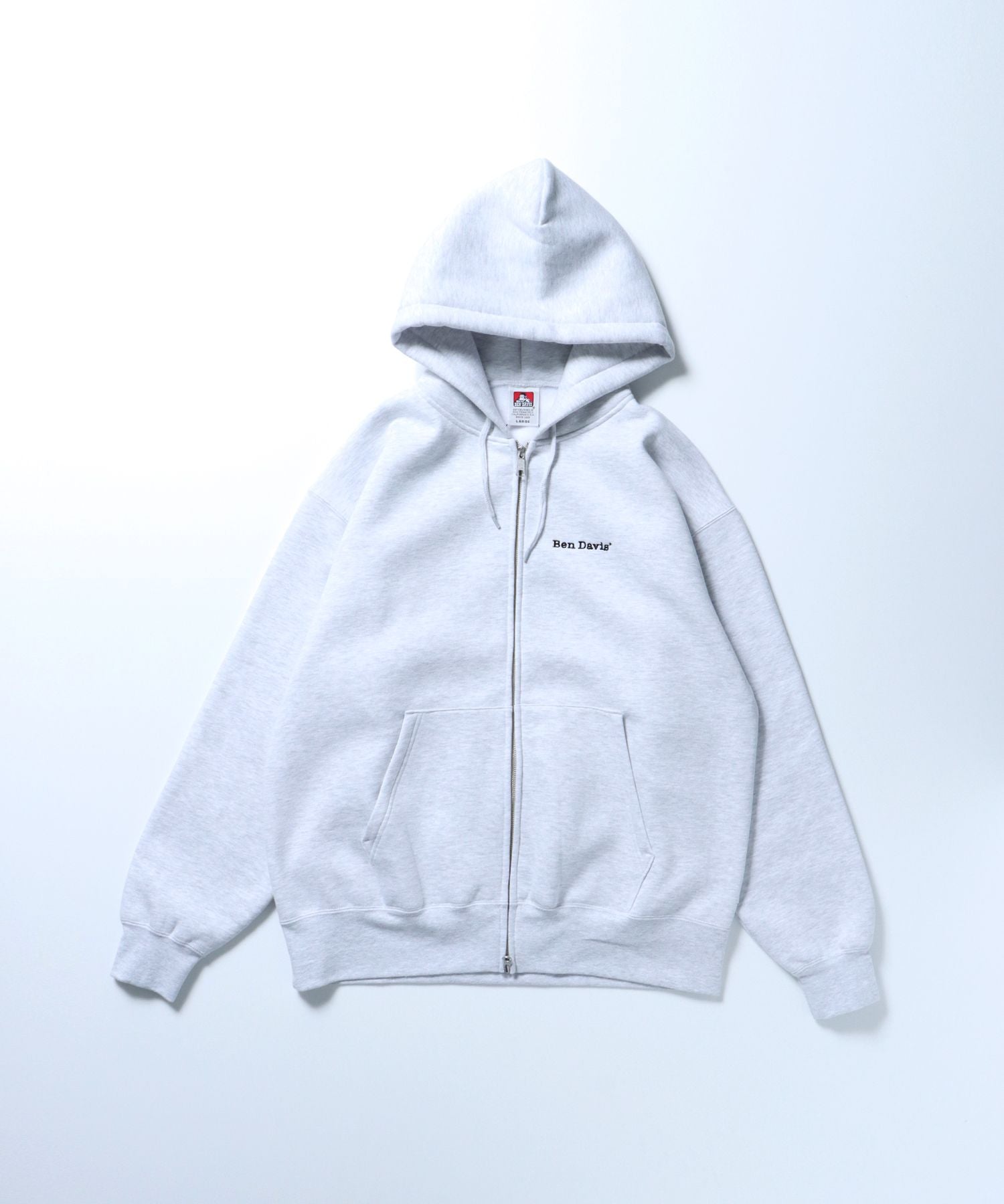 BEN DAVIS(ベンデイビス)】 HEAVY SWEAT ZIP HOODIE / ビッグ