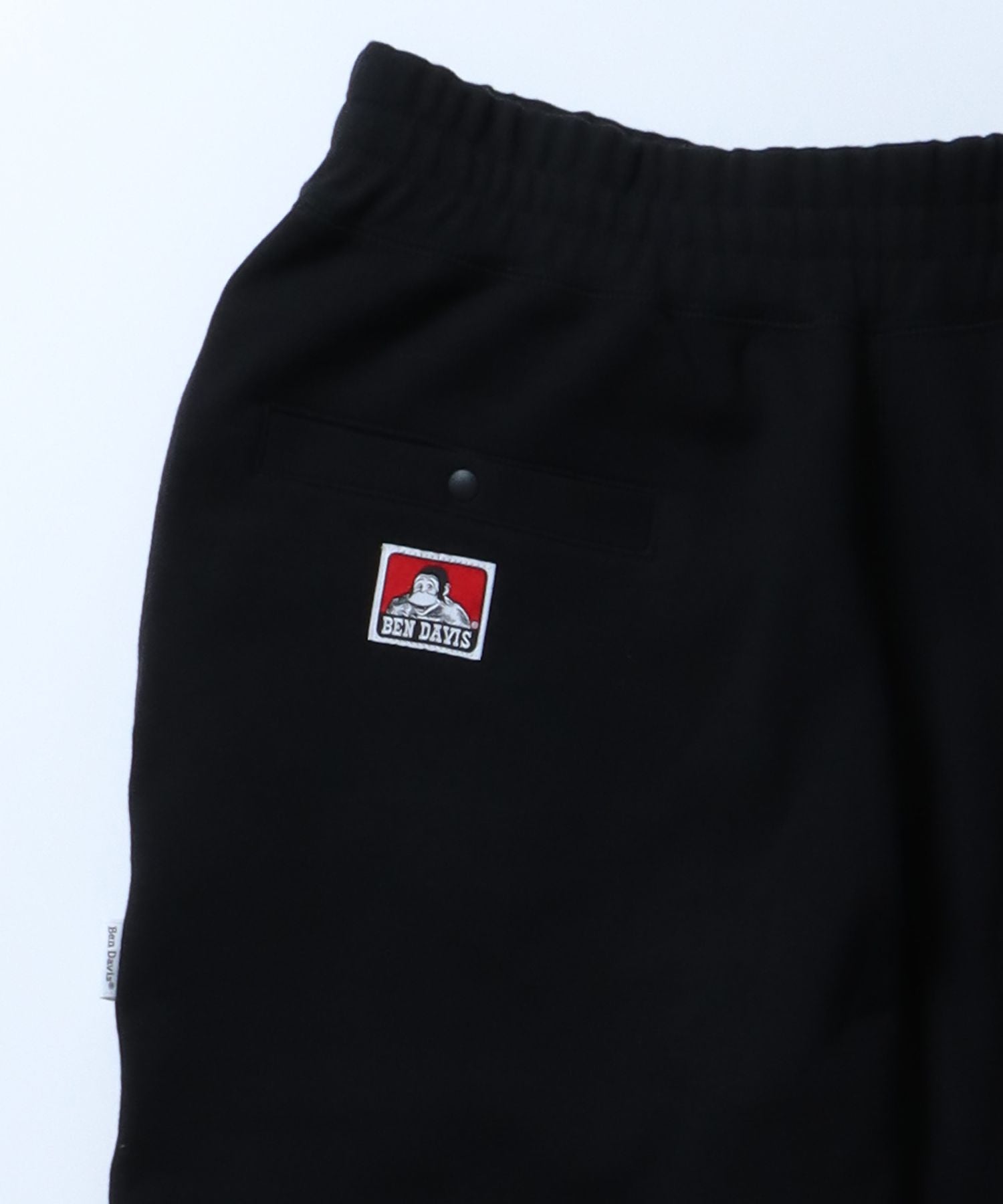 【BEN DAVIS(ベンデイビス)】 RELAXED SWEAT PANTS / スウェット ルーズ ストリート 刺繍 サークル ロゴ パンツ ブラック