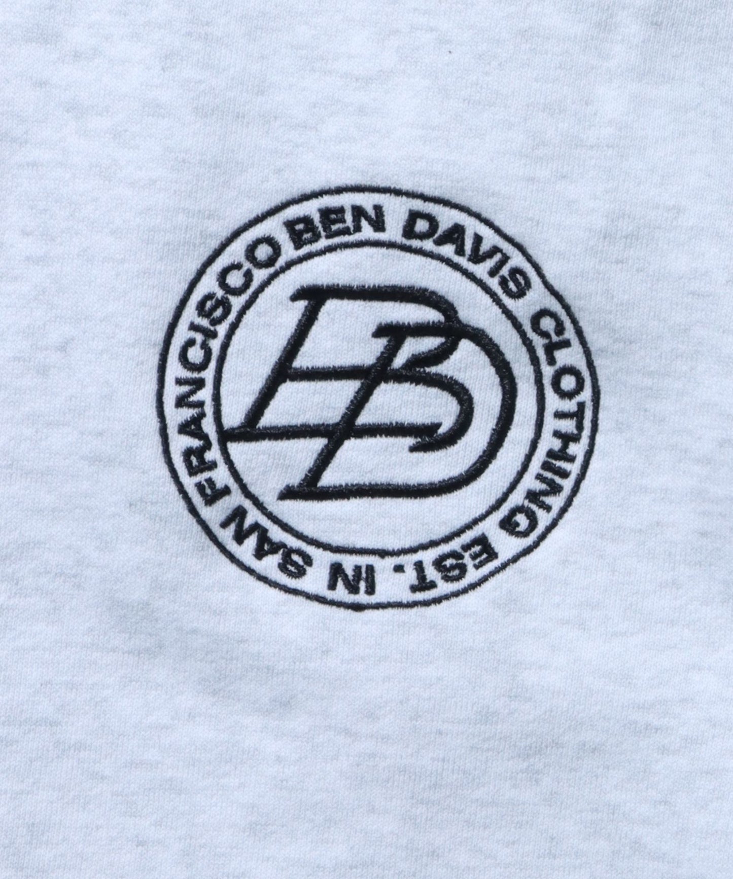 【BEN DAVIS(ベンデイビス)】 RELAXED SWEAT PANTS / スウェット ルーズ ストリート 刺繍 サークル ロゴ パンツ オフホワイト