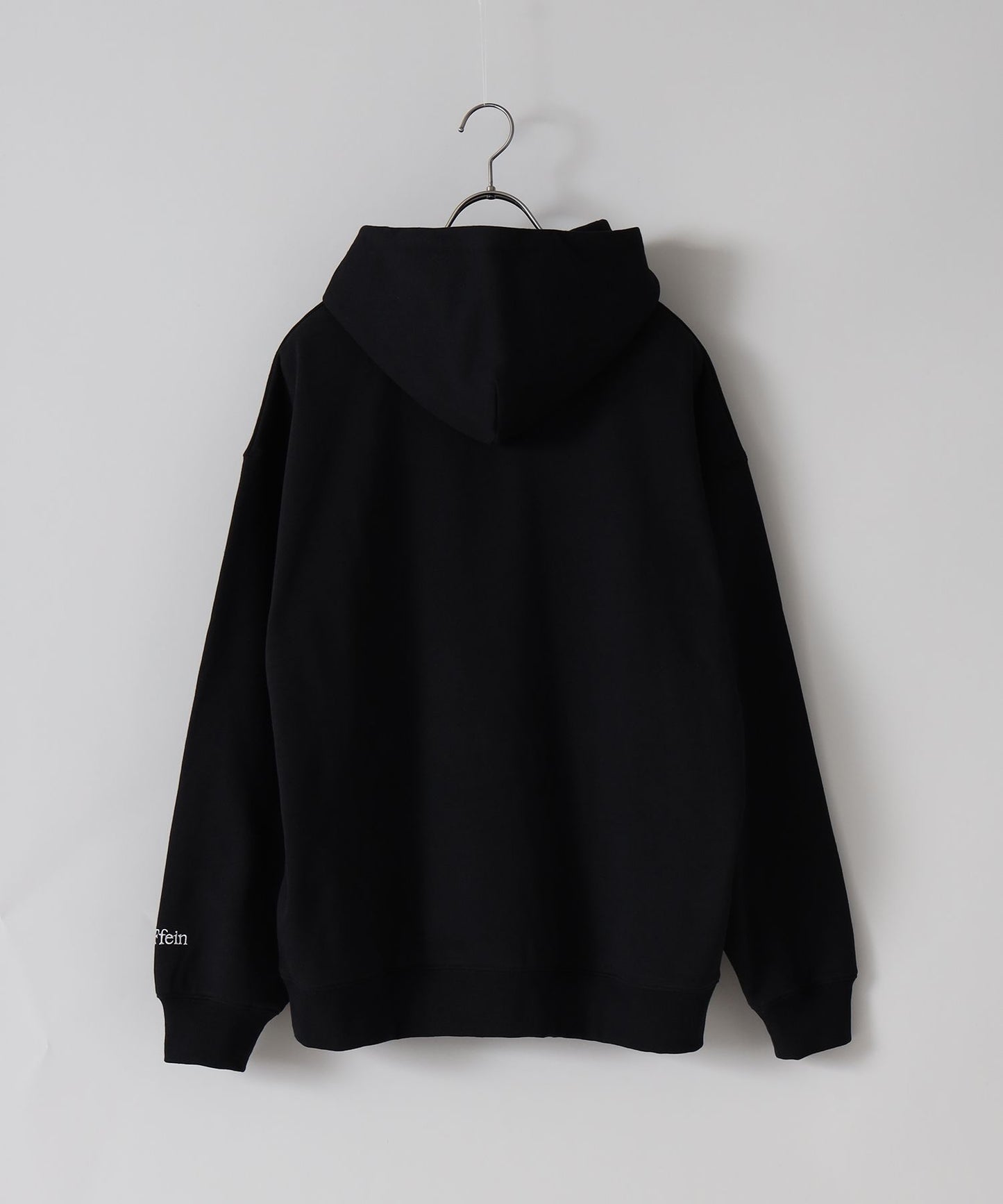【FFEIN】クラシックロゴオーバーサイズプルパーカー ブラック