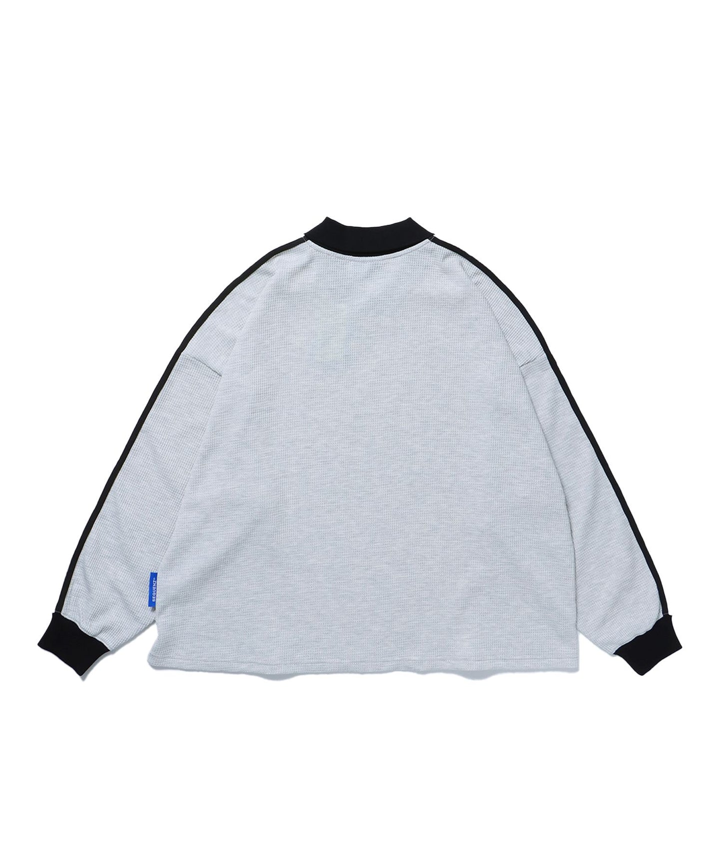 【SEQUENZ】 配色 オーバーサイズ ゲームシャツ サイドライン アイボリー