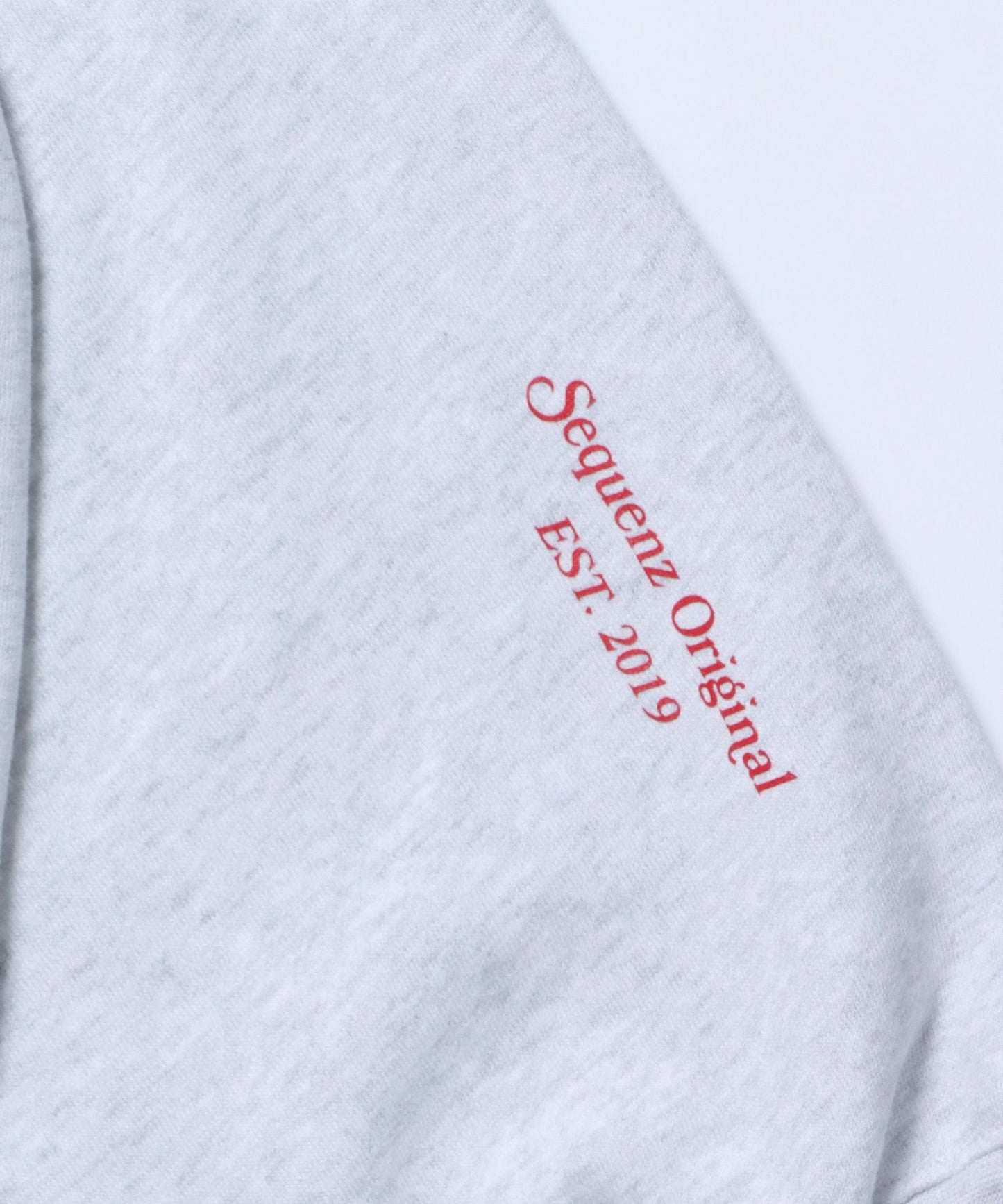 BROKEN HEART LOGO HALF ZIP SWEAT / 裏起毛 オーバーサイズ クルーネック スウェット 配色 アイボリー