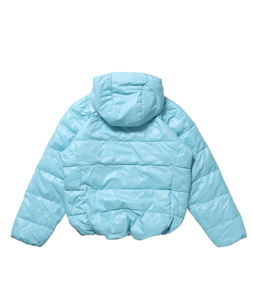 BD HOODED PUFFER JACKET / ダウンジャケット パッファー フード ユニセックス スカイブルー