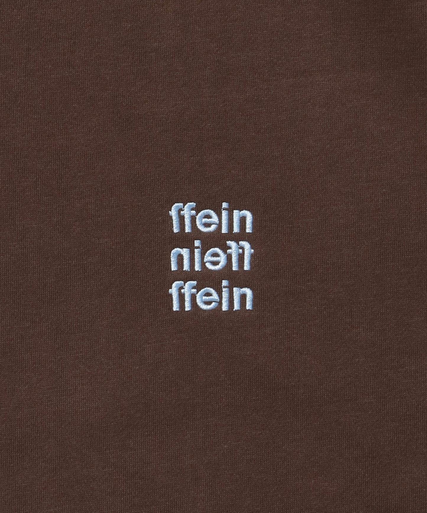 ヘビーウエイト3段ロゴドローコード付スウェット / スウェット トレーナー ロゴプリント ドローコード 裏起毛 ブラウン