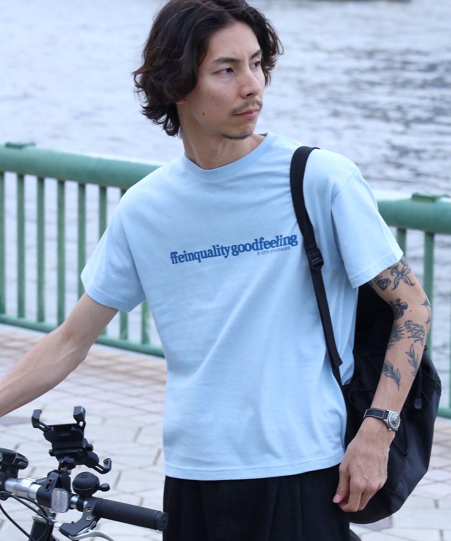 モデル：H178 Size:M ライトブルー