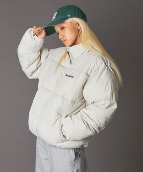 BD PUFFER JACKET / ダウン ジップ ドローコード アイボリー