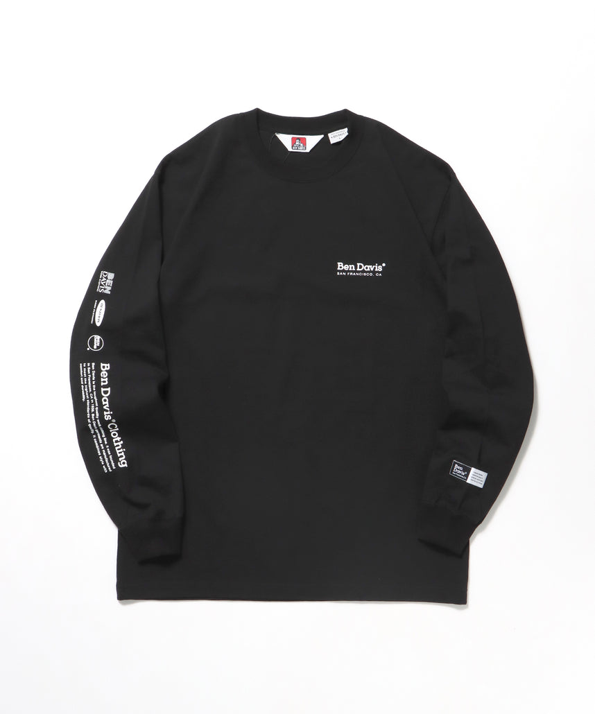 SPONSORED L/S TEE REG / ロンT 長袖 プリント レギュラーフィット ブラック