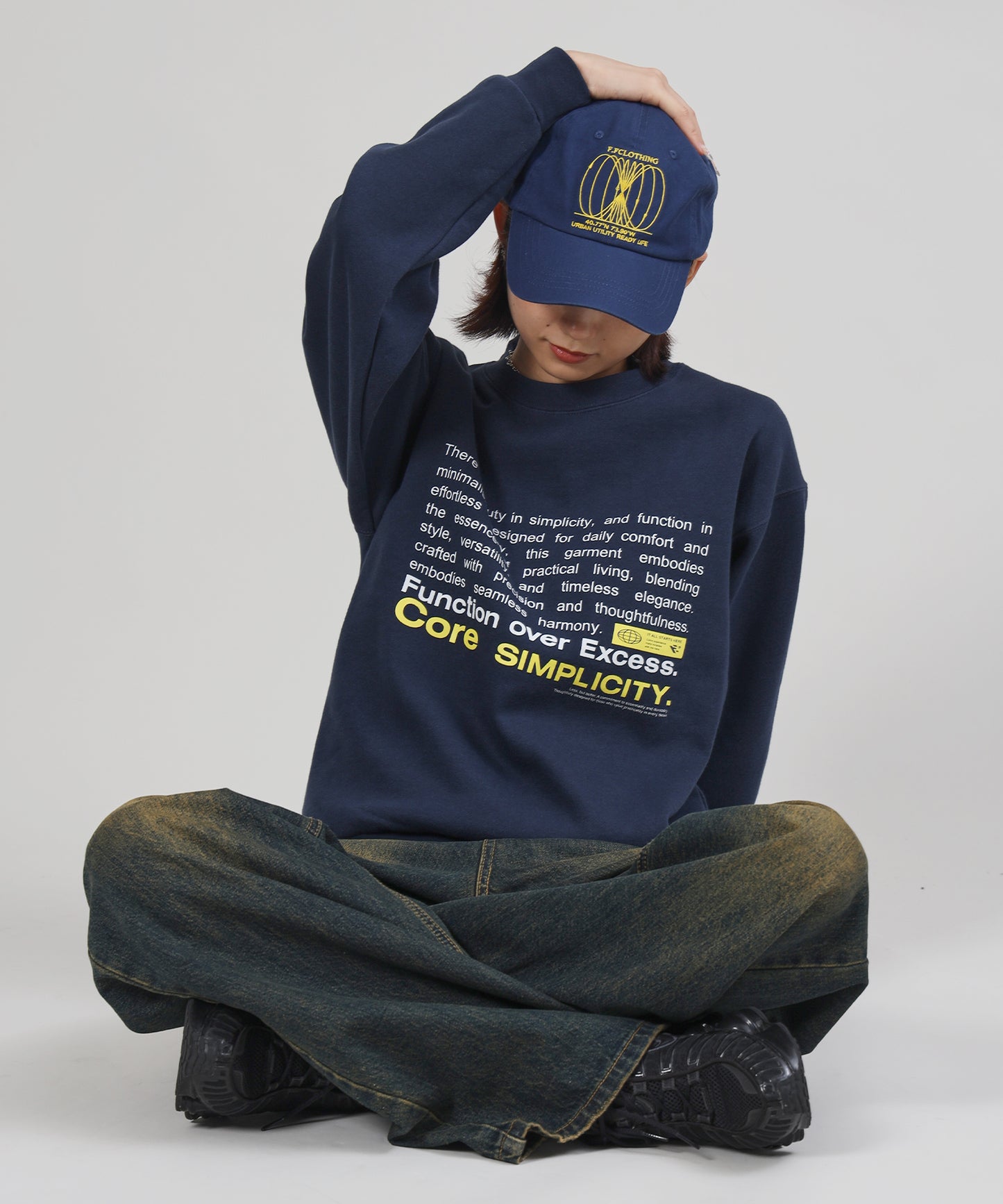 モデル：H163 Size : S  ネイビー