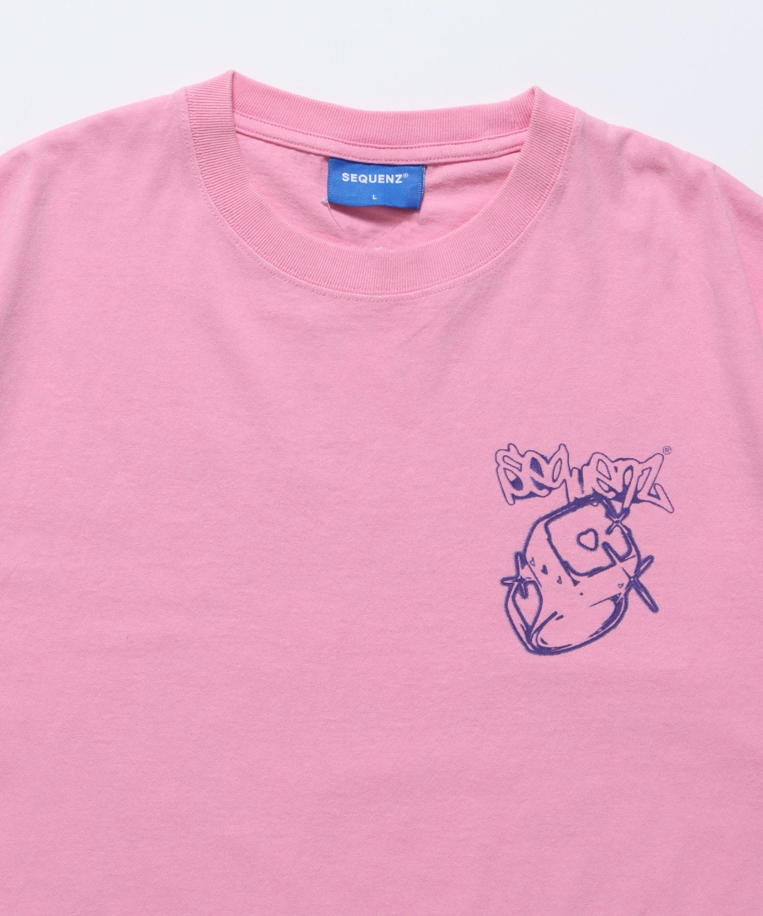 PRECIOUS FADE S/S TEE / タイダイ 半袖 クルーネック ハート ダイス ブランドロゴ ピンク