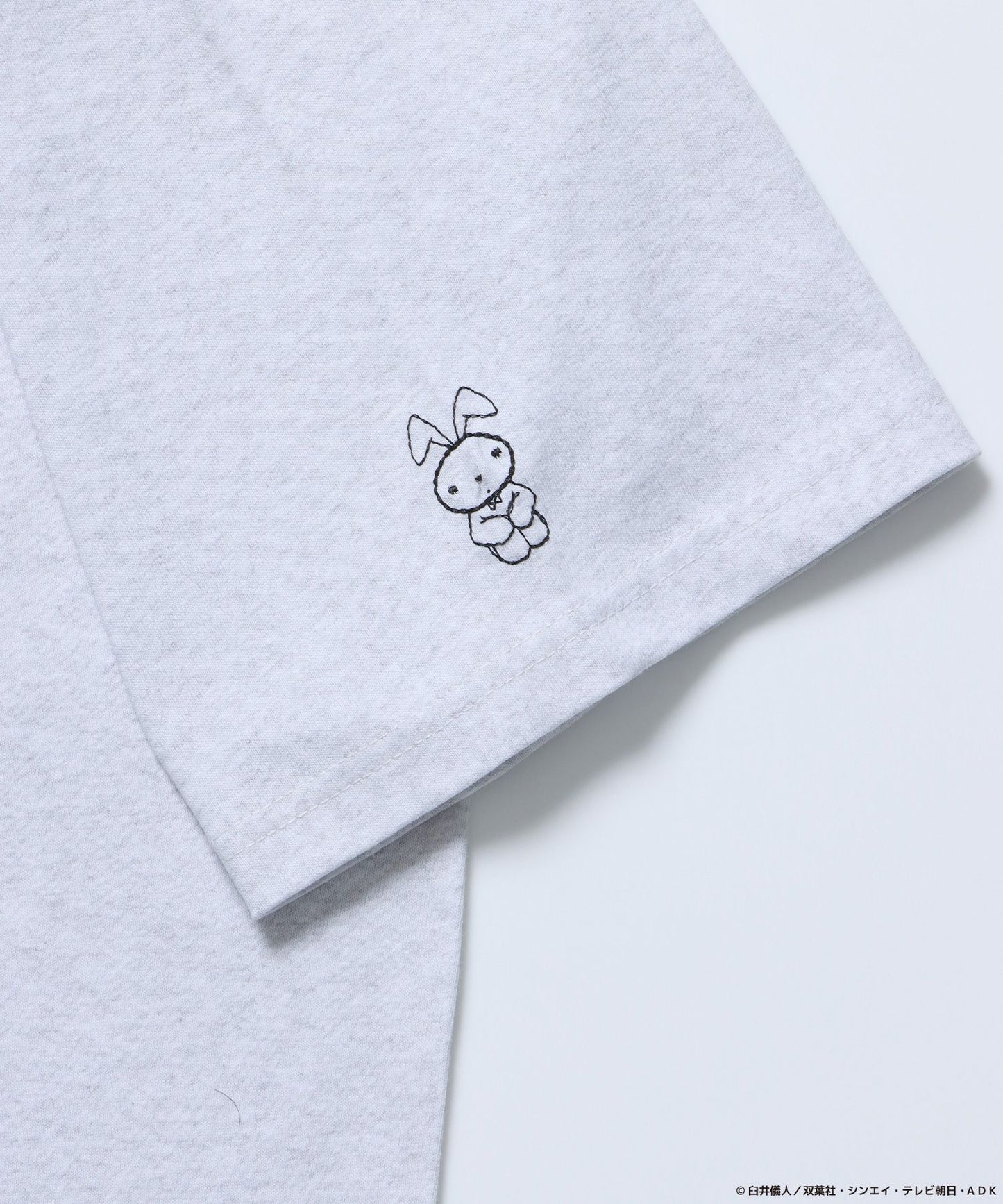 CS NENE EMB. S/S TEE / クレヨンしんちゃん 半袖Tシャツ クルーネック ワンポイント 刺繍 アイボリー