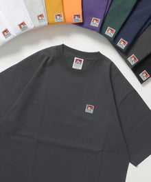 BEN'S LABEL BIG T / 10色展開 クルーネック ピスポケット ブランドタグ 定番 無地 半袖Tシャツ ゴリラ チャコール