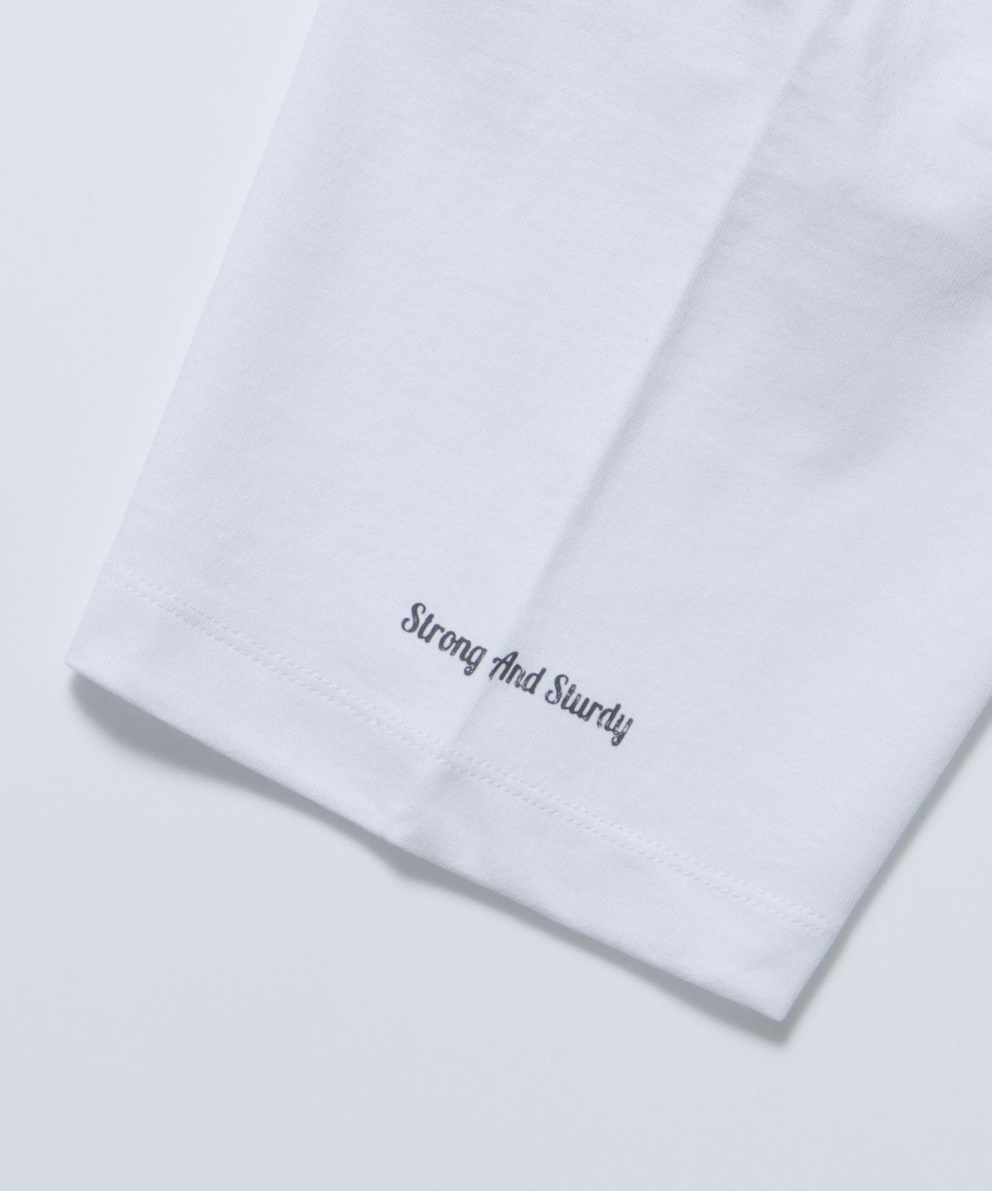 CLASSIC LOGO TEE / 半袖Tシャツ ロゴ刺繍 クルーネック オーバーサイズ ブランドロゴ フロント ルード ホワイト