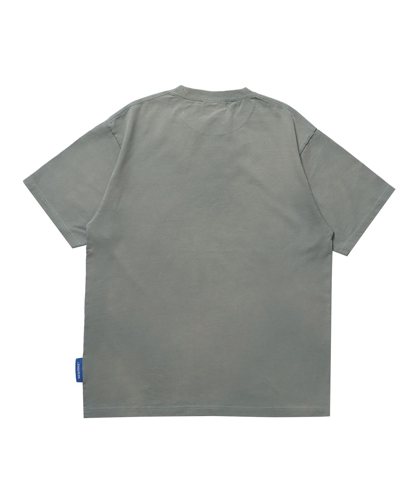 COLLAGE FADE S/S TEE / スケーター Tシャツ コラージュ グラフィック ビックプリント 半袖 ライトグレー