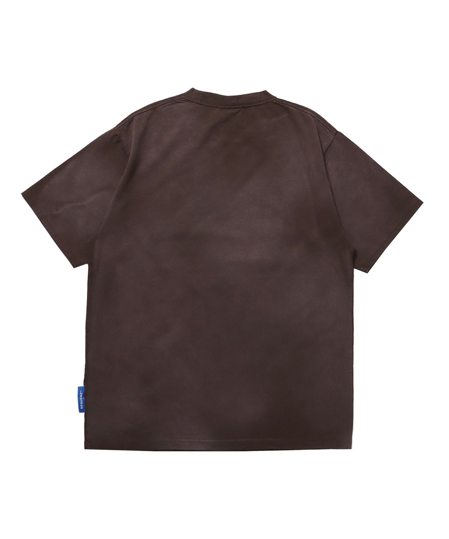 COLLAGE FADE S/S TEE / スケーター Tシャツ コラージュ グラフィック ビックプリント 半袖 ダークブラウン