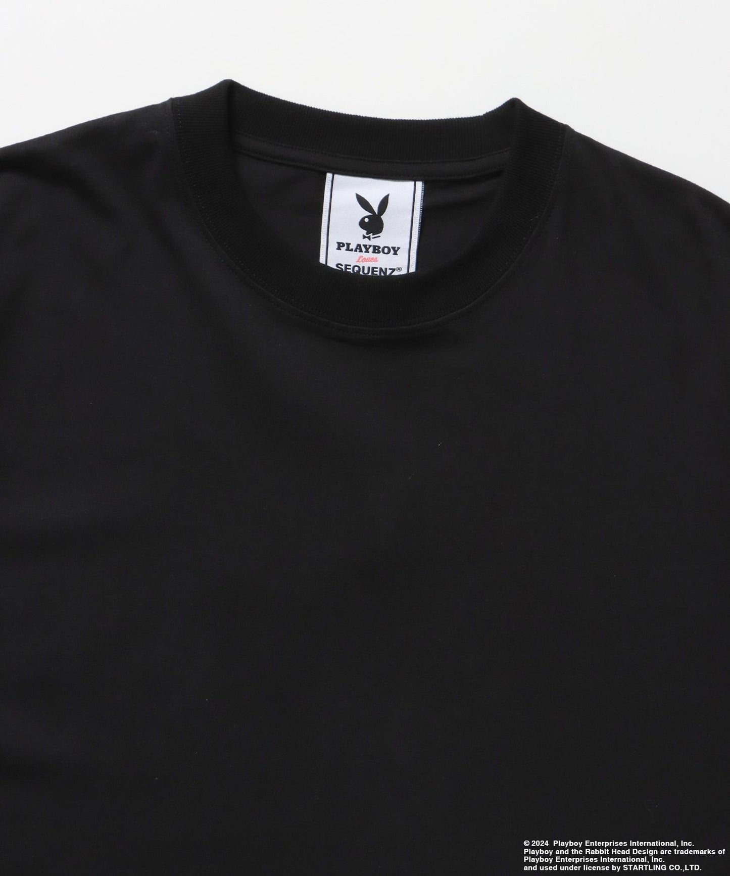 PB 2-PACK S/S TEE / PLAYBOY×Sequenz シンプル Tシャツ ライトオンス インナー ワンポイント 刺繍 半袖 柄81