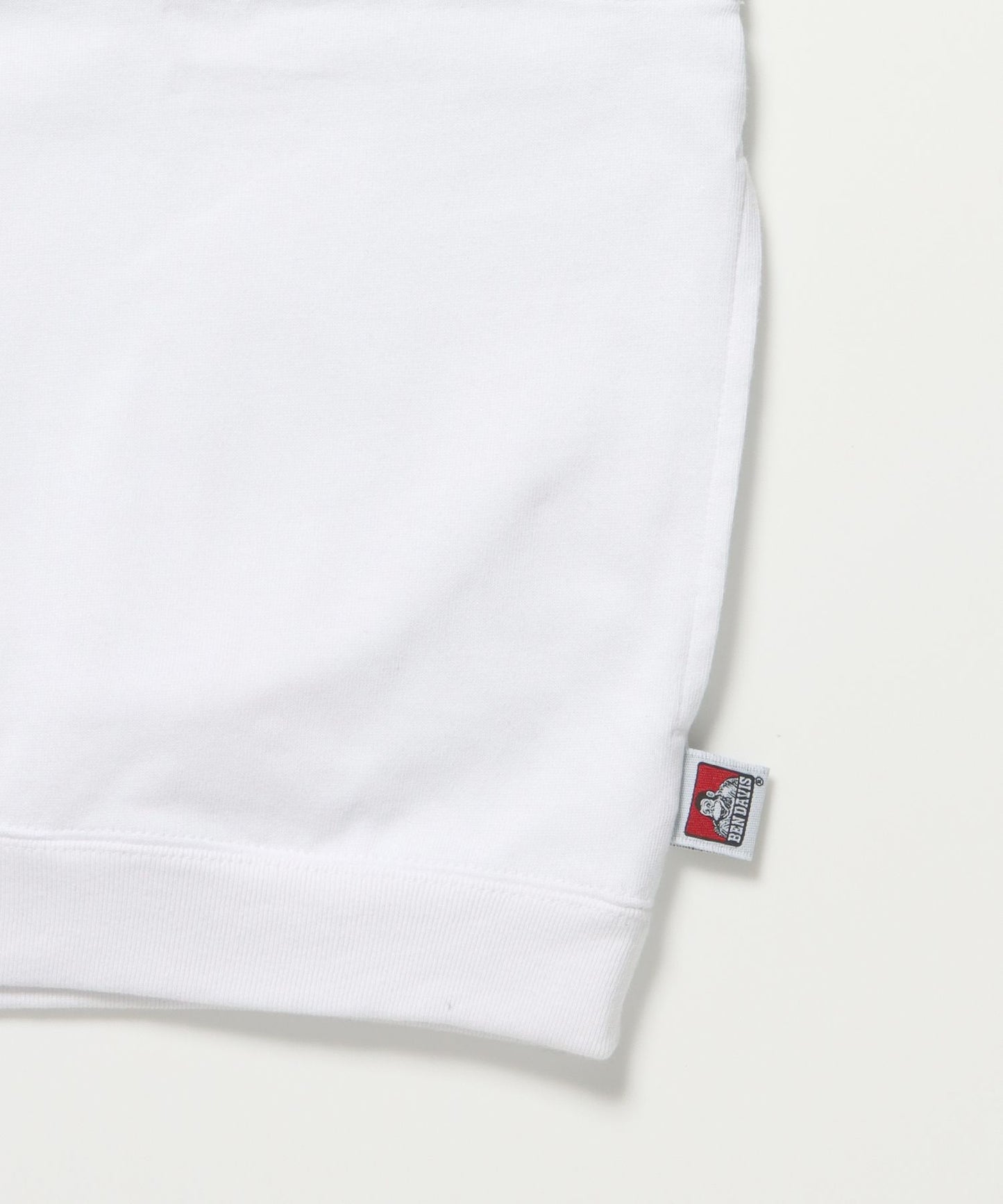 PLAYERS ZIP POLO / ラインリブ ハーフジップ ヘビーウエイト スポーティ パネル切り替え 刺繍 半袖 ホワイト