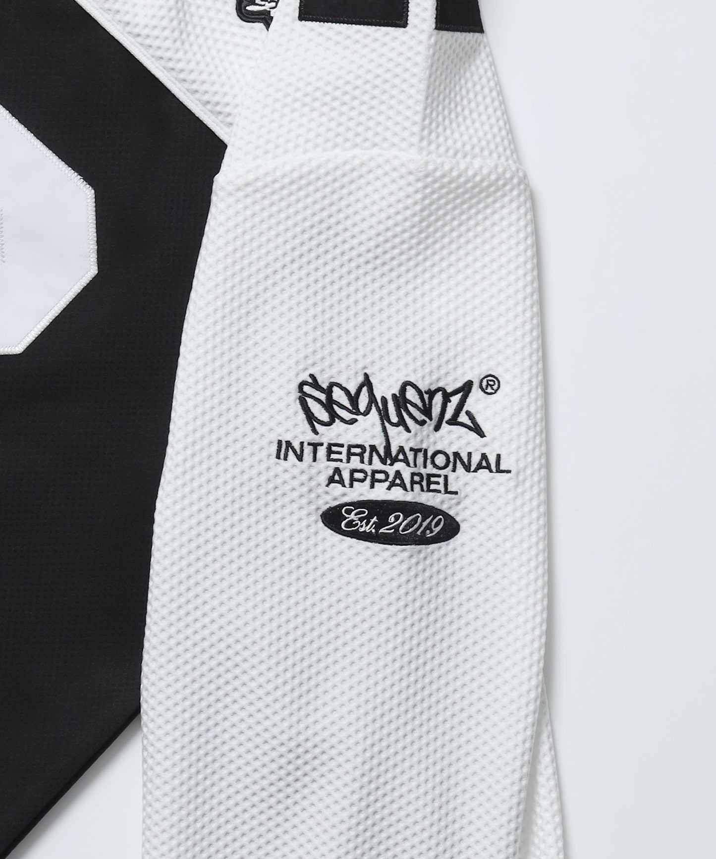 SQNZ FOOTBALL SHIRT / ブロークコア ゲームシャツ 韓国 ブラック