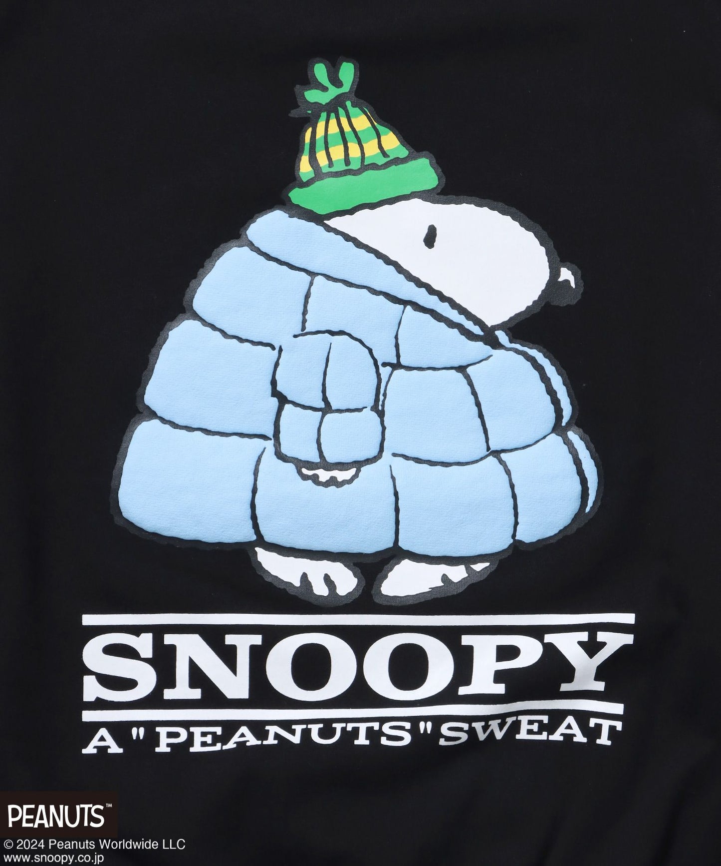 TP PUFFER SNOOPY C/N SWEAT / OLD オーバーサイズ 裏起毛 シティガール シティボーイ ノームコア ワイドシルエット ブラック